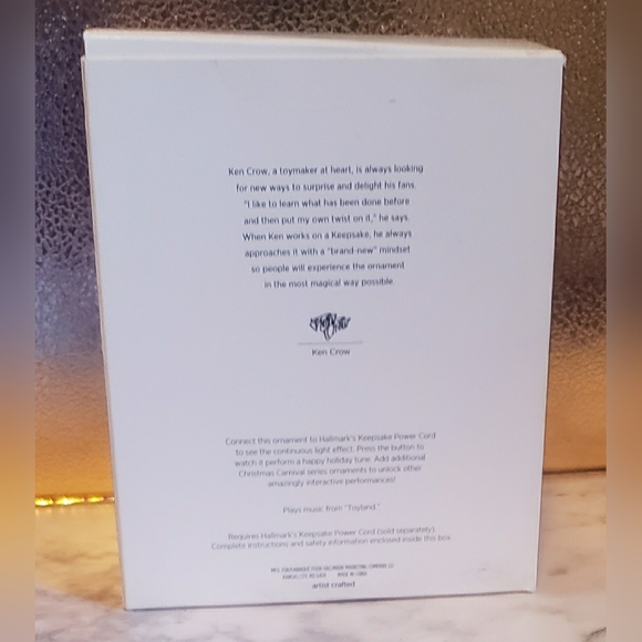 Hallmark 2nd in series Christmas carnival Toyland travelers Motion Sound NEW - Picture 4 of 6